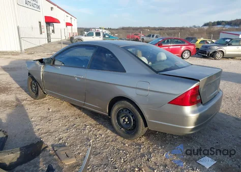 2003 Honda Civic Lx z USA, uszkodzony, nr VIN 1HGEM21583L077641